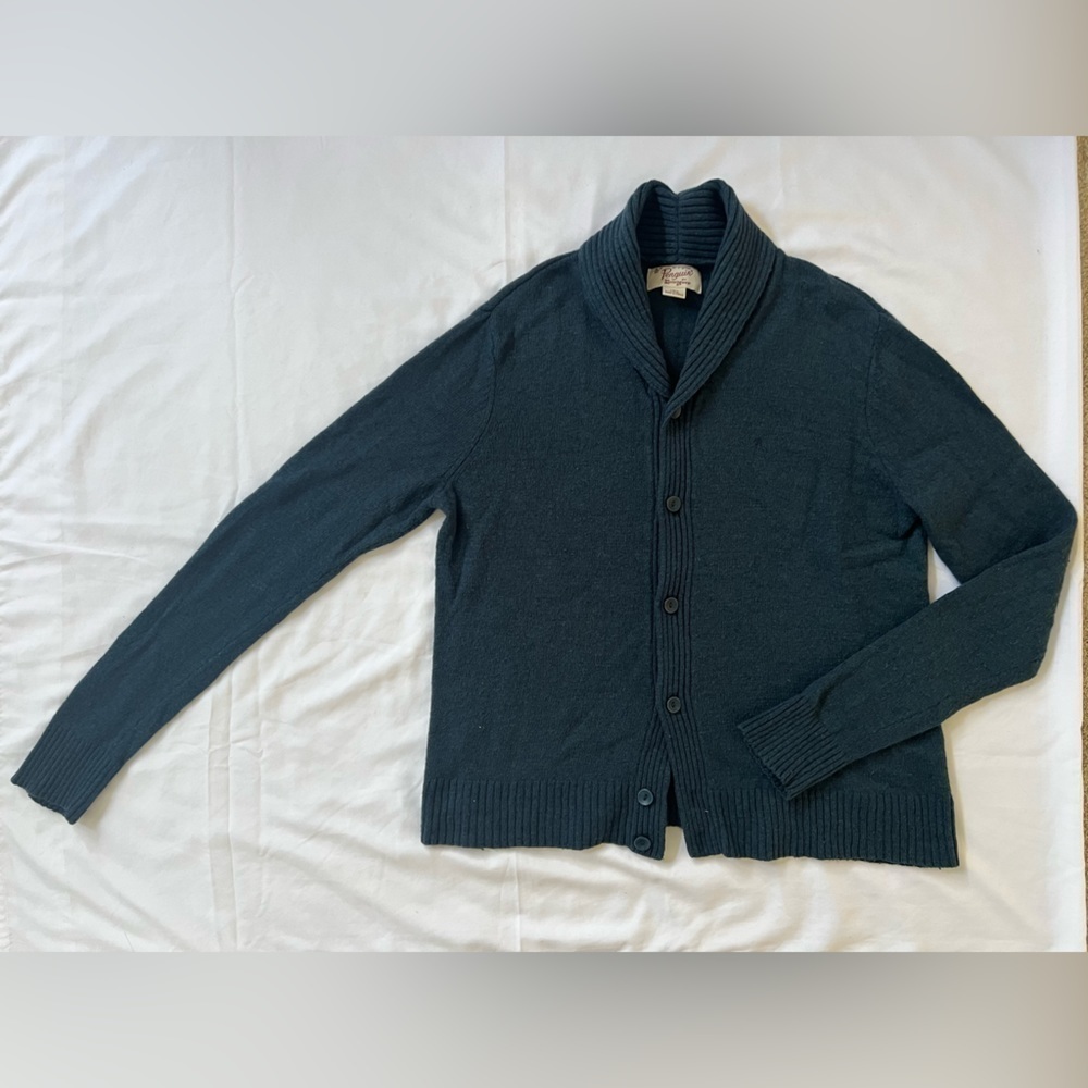 An Original Penguin Wool Shawl Neck Cardigan. Size L